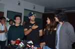 Ranbir Kapoor, Deepika Padukone, Imtiaz Ali, Sajid Nadiadwala at Tamasha wrap up party on 8th Aug 2015